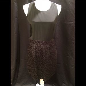 Wren Black Silk Sleeveless Dress Size M